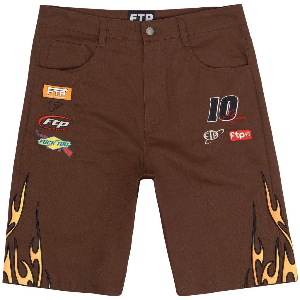 Fuck The Population FTP Race Way Shorts Size US 36 / EU 52 - 1 Thumbnail