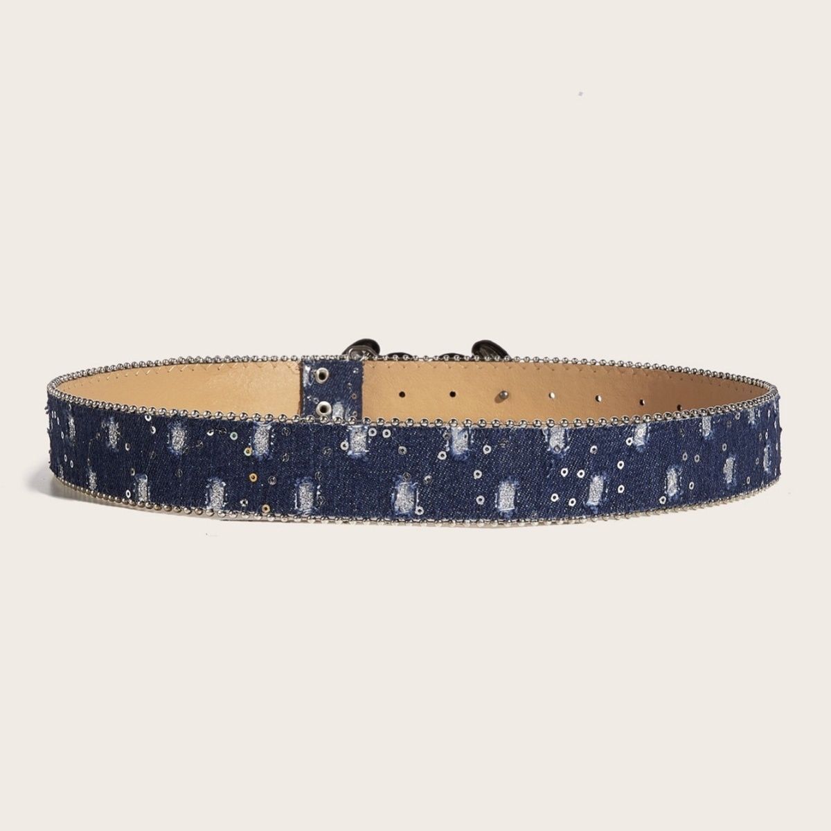 Designer Hearts Rare Vintage Belt Riveted Belts Menswear Accessories Size ONE SIZE - 4 Thumbnail