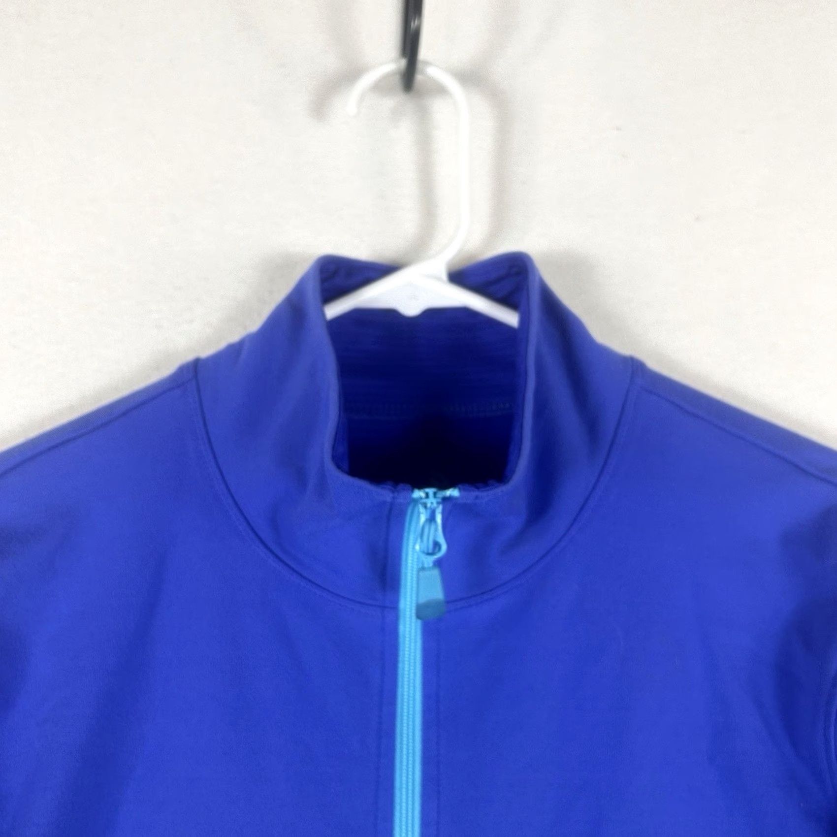 The North Face VINTAGE The North Face Vapor Wick Running Jacket Womens Small Full Zip Up Blue Stretch Size S / US 4 / IT 40 - 3 Thumbnail