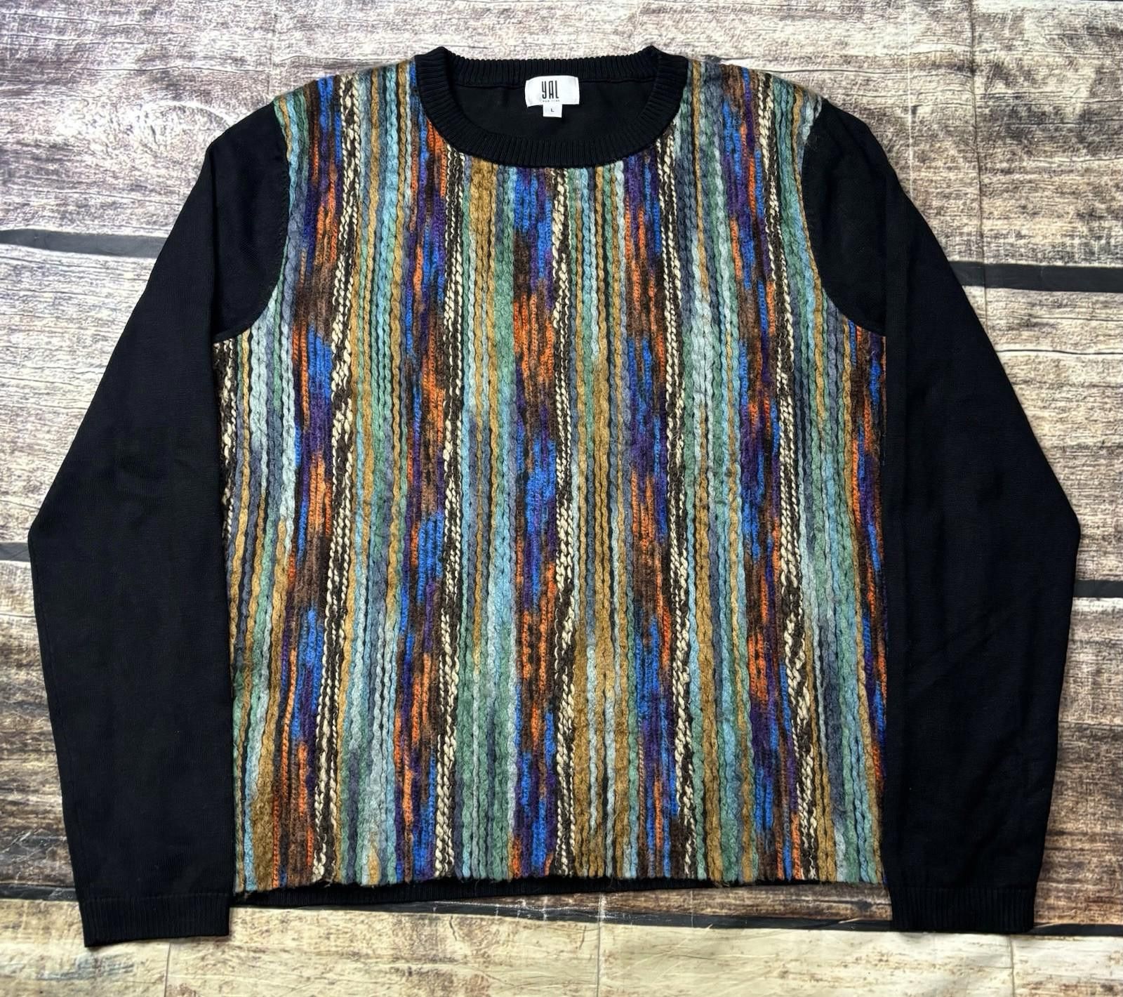 Other Yal New York Sweater Womens Large 3D Knit Coogi Like Size L / US 10 / IT 46 - 1 Thumbnail