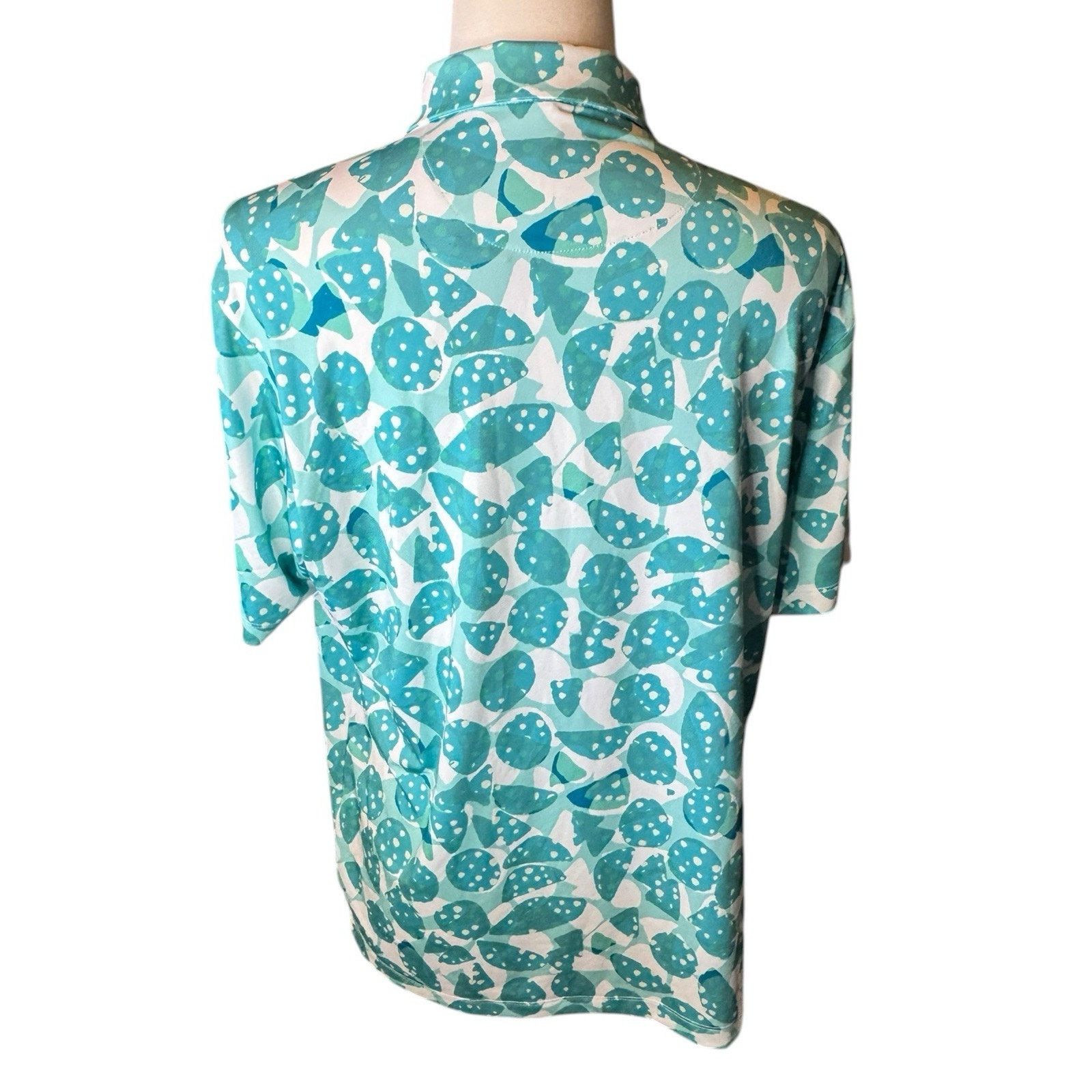 Bad Birdie Bad Birdie NEW Golf Polo Shirt Men's XL Bam Bam Teal Blue Size US XL / EU 56 / 4 - 6 Thumbnail