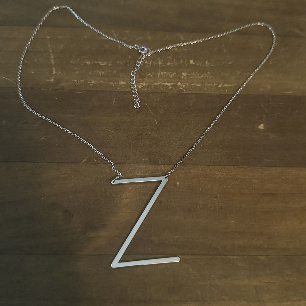 Other Cai silver tone block initial letter Z necklace Size ONE SIZE - 2 Thumbnail