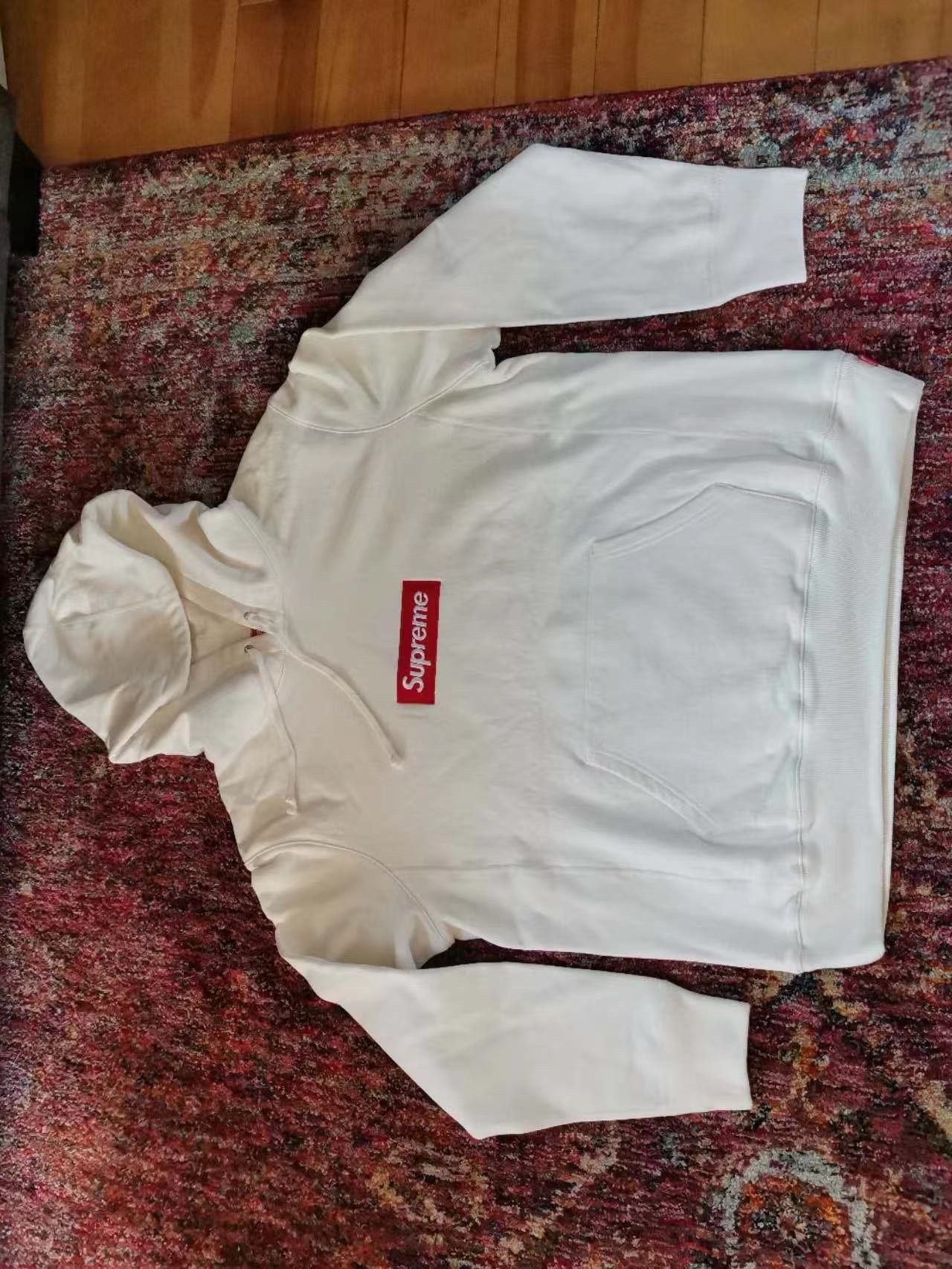Supreme × Vintage Rare* SUPREME SS16 Box Logo Hoodie White Size L Size US L / EU 52-54 / 3 - 3 Thumbnail