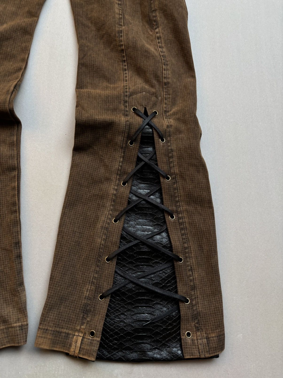 Griffin Lace up flare pants Size US 28 / EU 44 - 7 Thumbnail