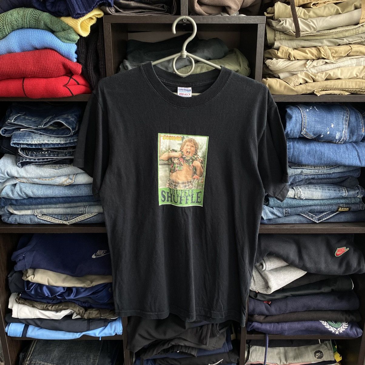 Other Vintage The Goonies 2005 Truffle Shuffle Big Logo movie tee Size US S / EU 44-46 / 1 - 1 Thumbnail