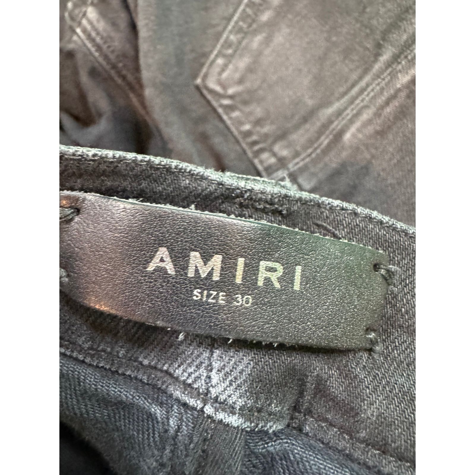 Amiri Amiri Thrasher Ripped Knee Black Jeans Size US 30 / EU 46 - 7 Thumbnail