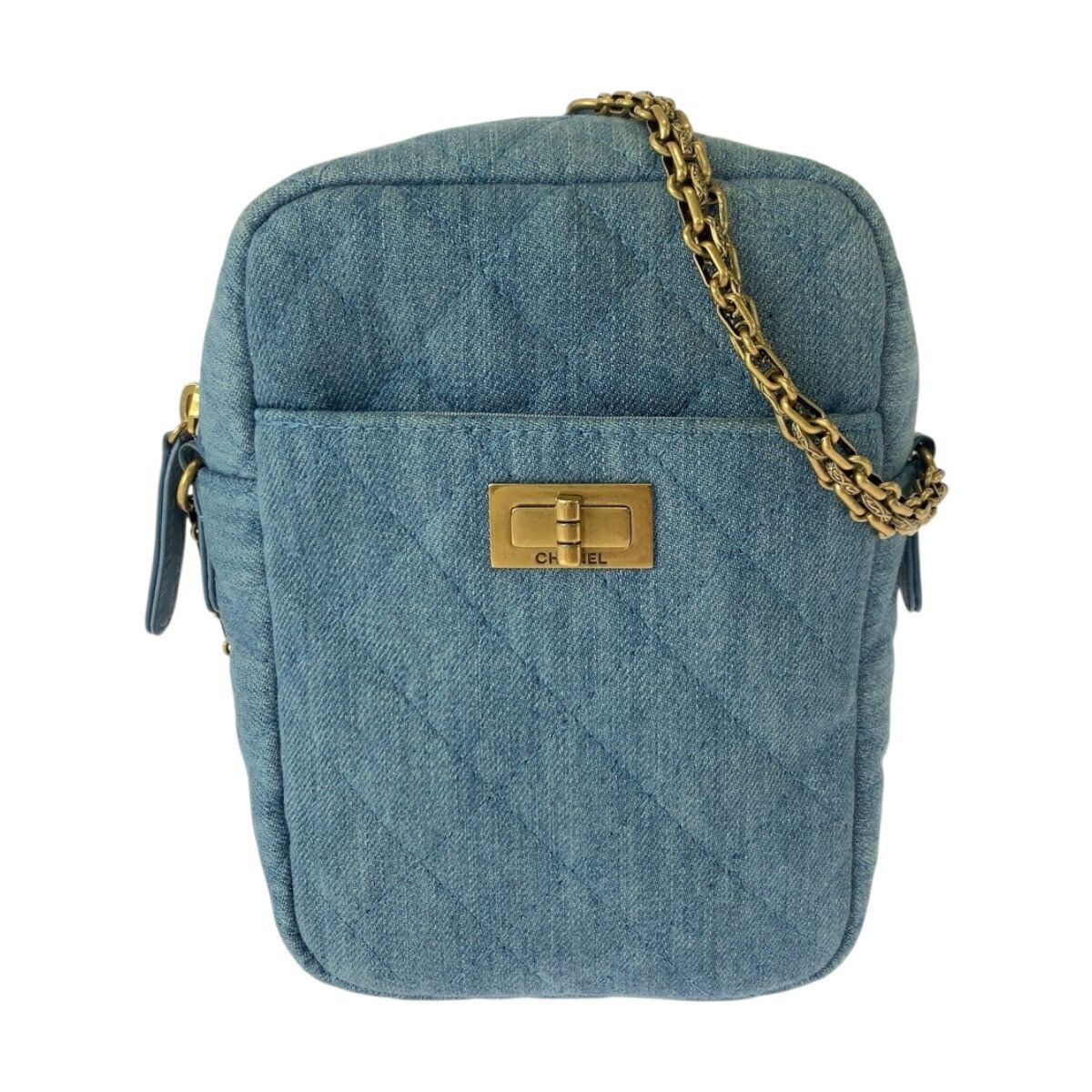 Chanel Chanel Chanel 2.55 Denim Shoulder Bag Textile Shoulder Bag DUTY FREE for USA Size ONE SIZE - 1 Thumbnail