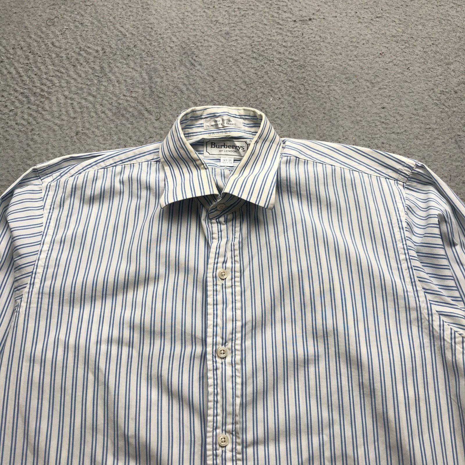 Other Vintage Burberrys Of London Button Shirt Mens M Blue White Size US M / EU 48-50 / 2 - 9 Thumbnail