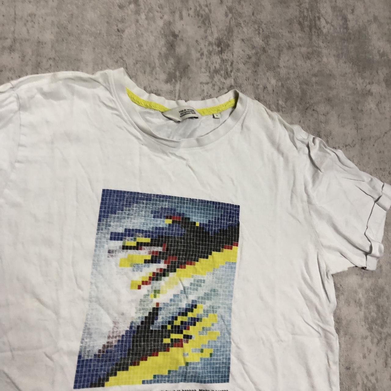 Other White and yellow H&M streetwear t-shirt Size US L / EU 52-54 / 3 - 2 Thumbnail