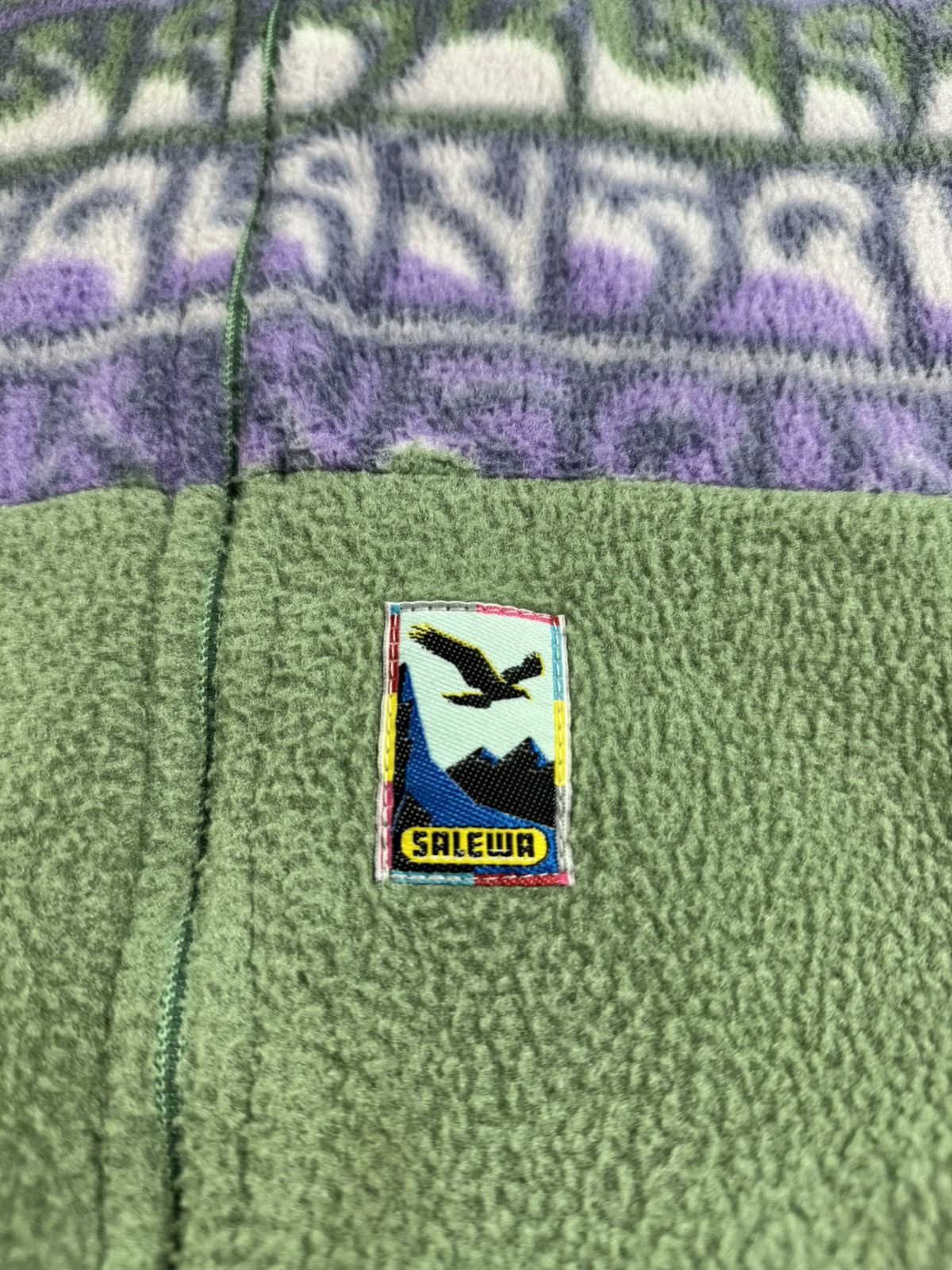 SALEWA Salewa Hiking Green Men’s L Outdoor Retro Polyester Fleece Polarlite Zip Jacket Size US L / EU 52-54 / 3 - 8 Thumbnail