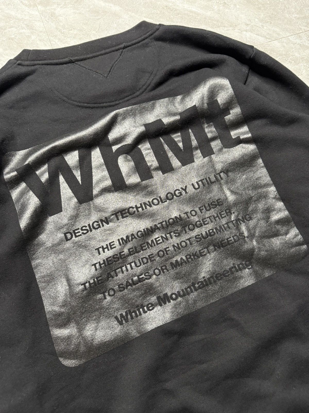 White Mountaineering White Mountaineering Big Logo Sweatshirt Size US L / EU 52-54 / 3 - 3 Thumbnail