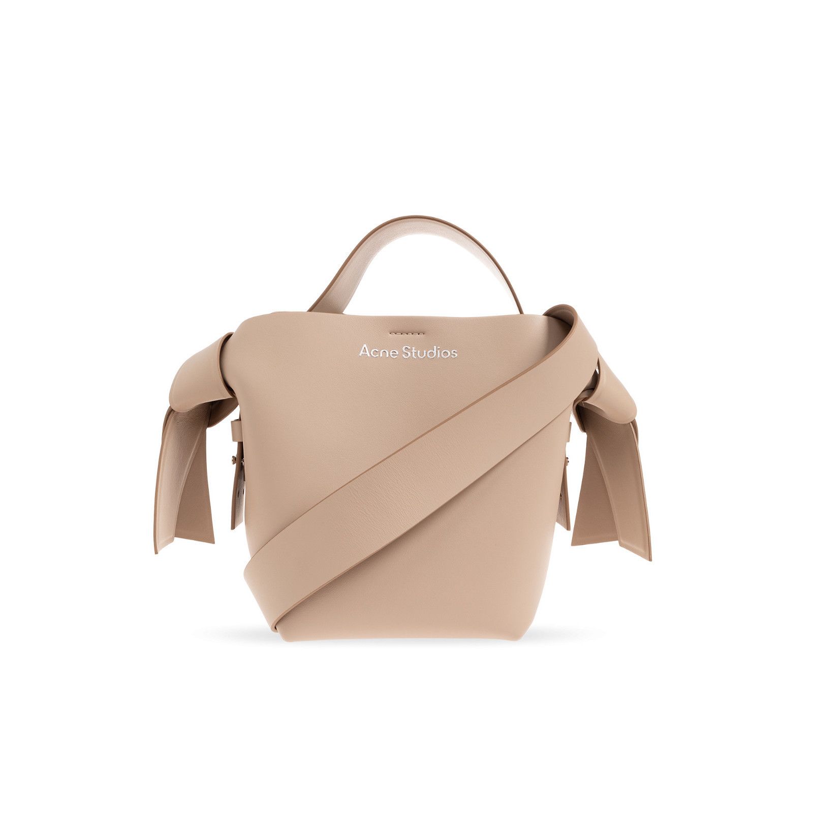 Acne Studios ACNE STUDIOS Mini Musubi Bucket Beige Brown Leather Shoulder Size ONE SIZE - 1 Thumbnail