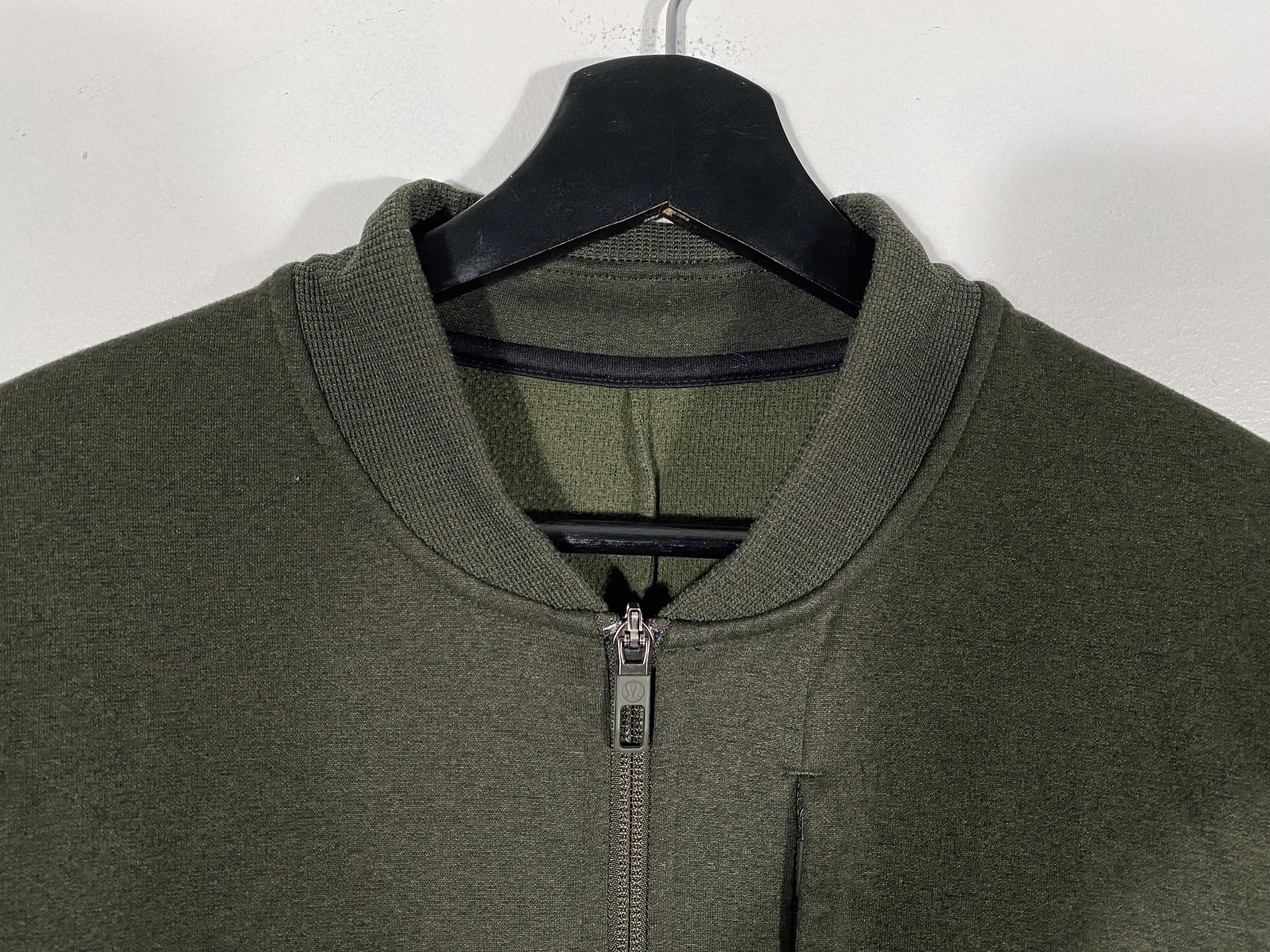 Lululemon Lululemon City Sweat Bomber *Thermo Dark Olive Size US L / EU 52-54 / 3 - 3 Thumbnail