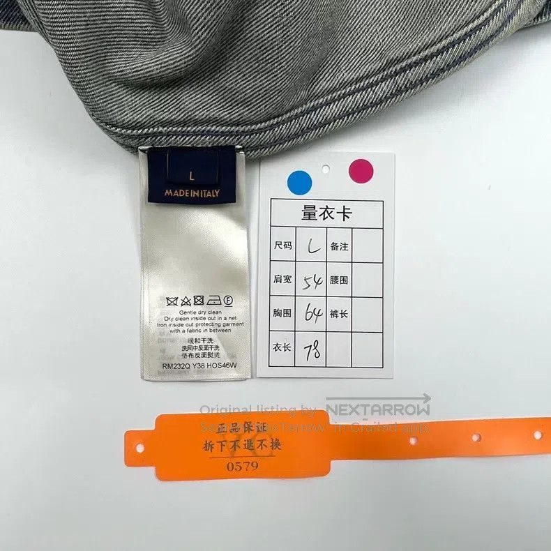 Louis Vuitton Louis Vuitton Washed blue log embossed aged logo single-br Size US L / EU 52-54 / 3 - 6 Thumbnail