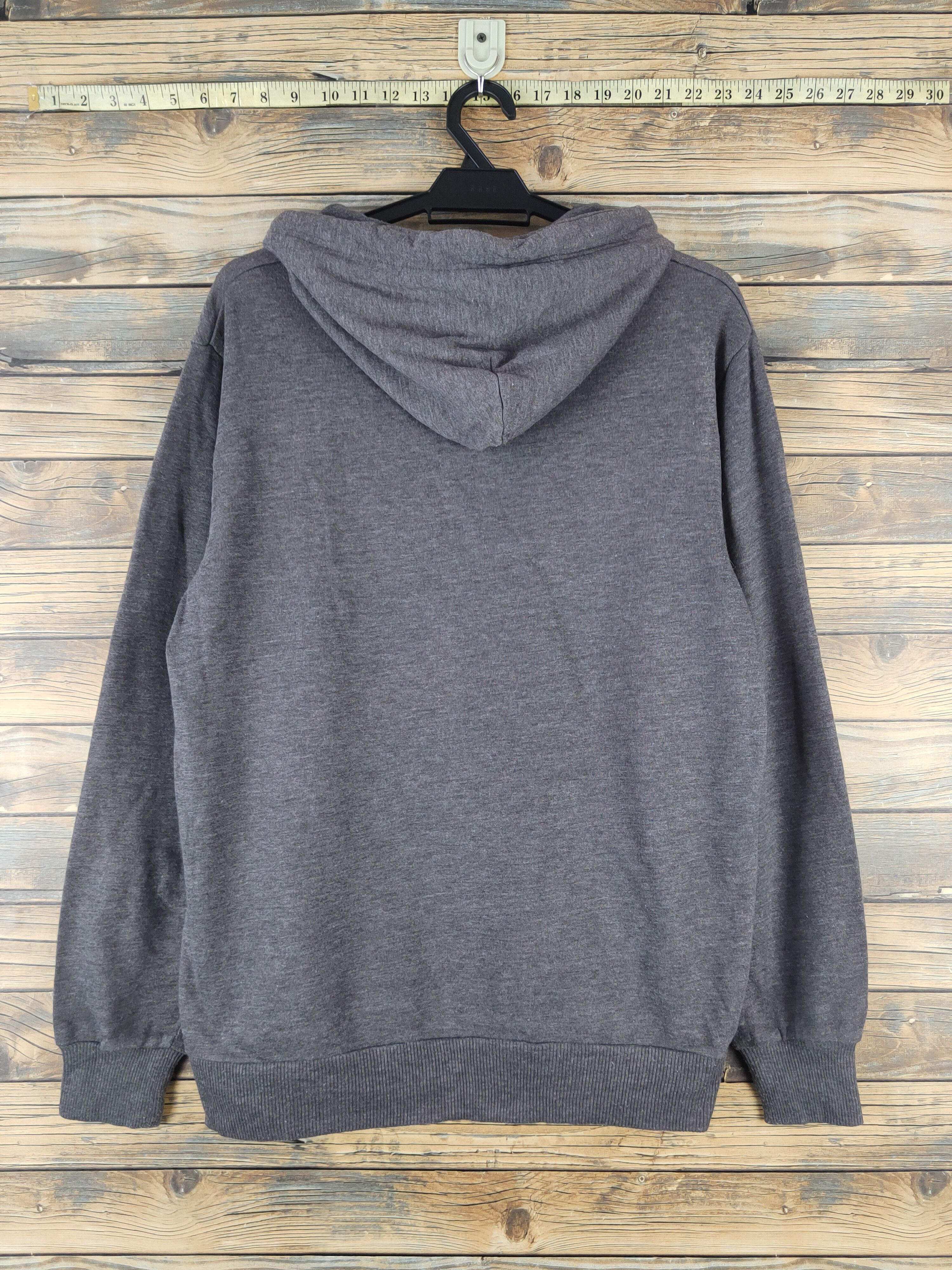 Vintage DL Under Level Dark Gray Hoodie Sweatshirts #2020 Size US L / EU 52-54 / 3 - 8 Thumbnail