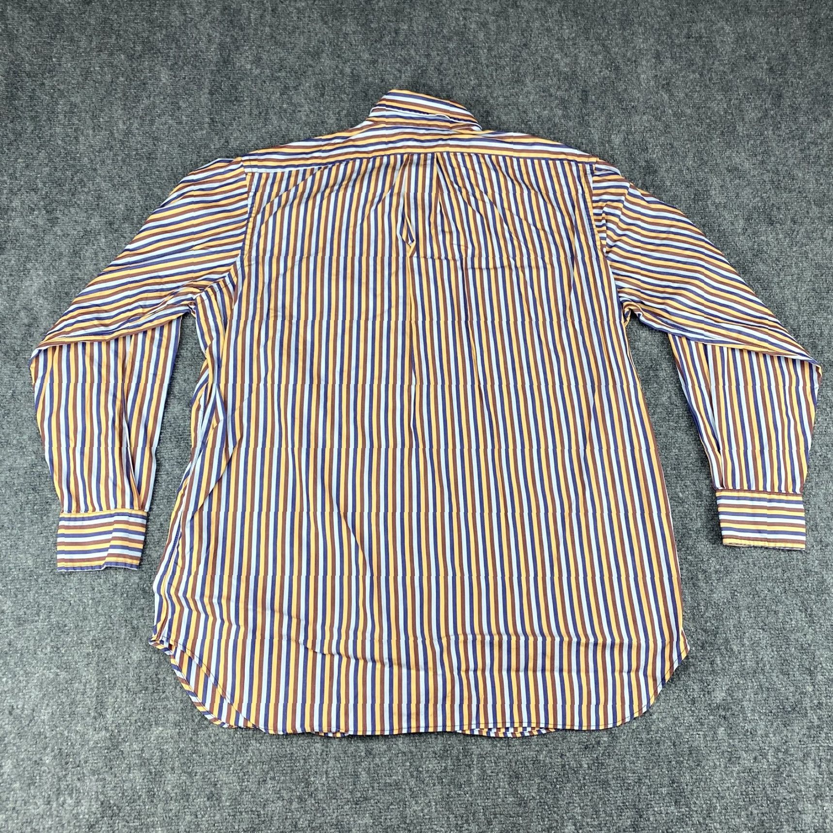 Vintage VINTAGE Bullock & Jones Shirt Mens Large Striped Button-Down Long Sleeve Pocket Made USA Size US L / EU 52-54 / 3 - 4 Thumbnail