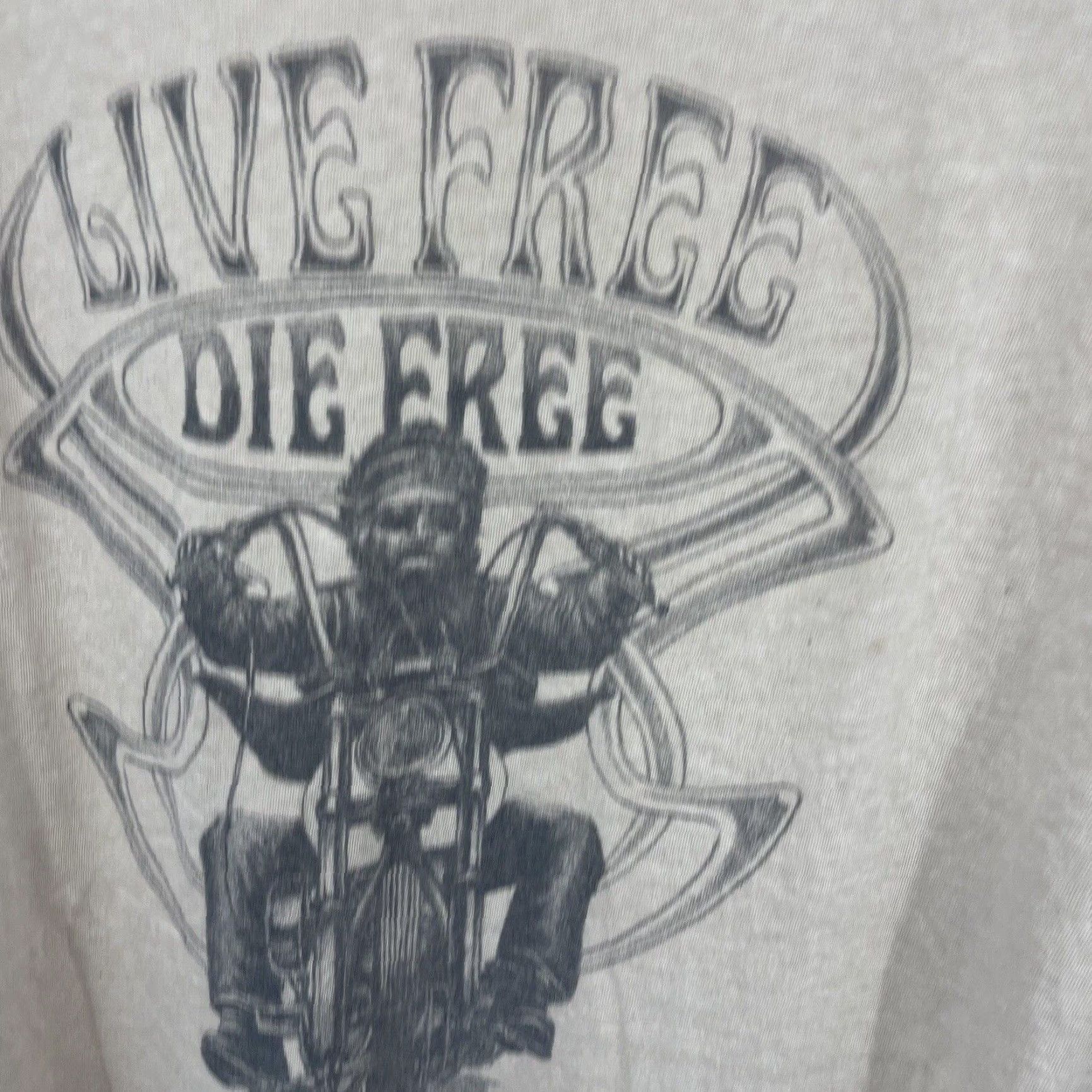 Lucky Brand VINTAGE Lucky Brand Men’s T-Shirt Short Sleeve Crew Neck Motorcycle Graphic Fall Summer Spring Winter Big & Tall XL Beige Casual Men Size US XL / EU 56 / 4 - 3 Thumbnail