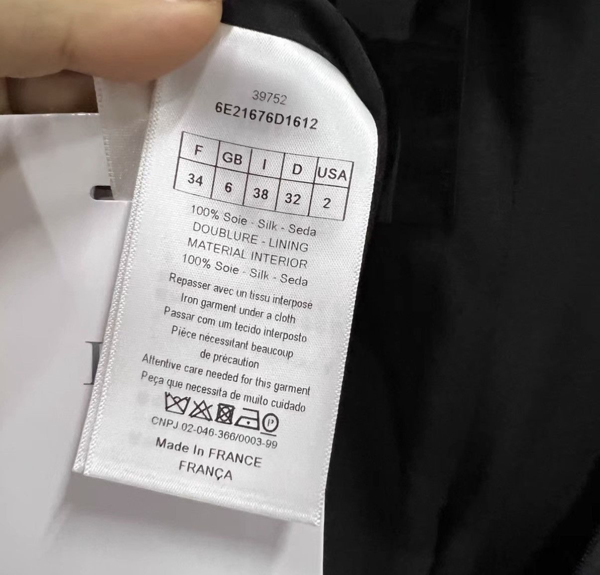Dior Dior black and white dress J41 Size XS / US 0-2 / IT 36-38 - 3 Thumbnail
