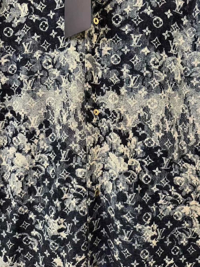 Louis Vuitton Louis Vuitton Tapestry full denim short sleeve shirt Size US L / EU 52-54 / 3 - 2 Thumbnail