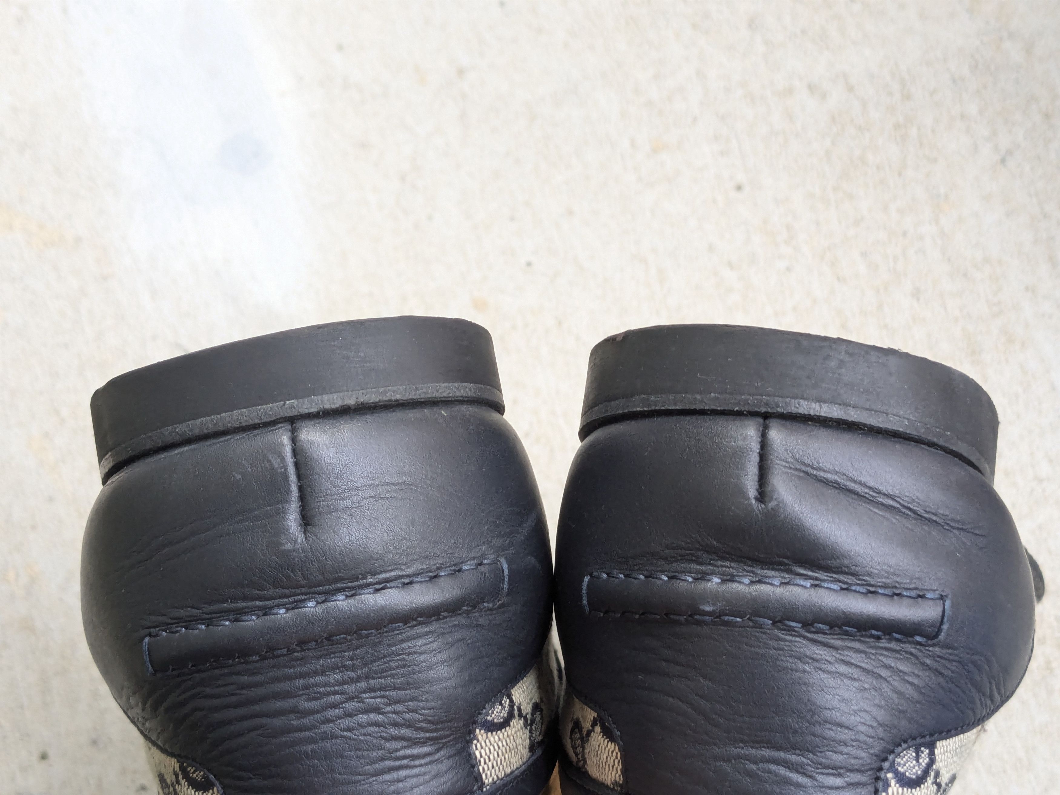 Gucci Gucci Horsebit Loafers Monogram Logo Canvas 8.5 Buckle Size US 8.5 / EU 41-42 - 18 Thumbnail