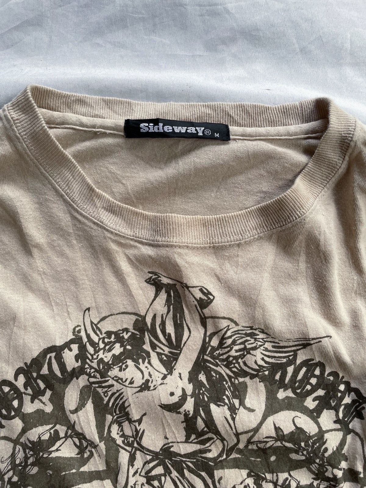 Japanese Brand SIDEWAY GOTHIC GRAPHIC LONG SLEEVE Size US L / EU 52-54 / 3 - 5 Thumbnail