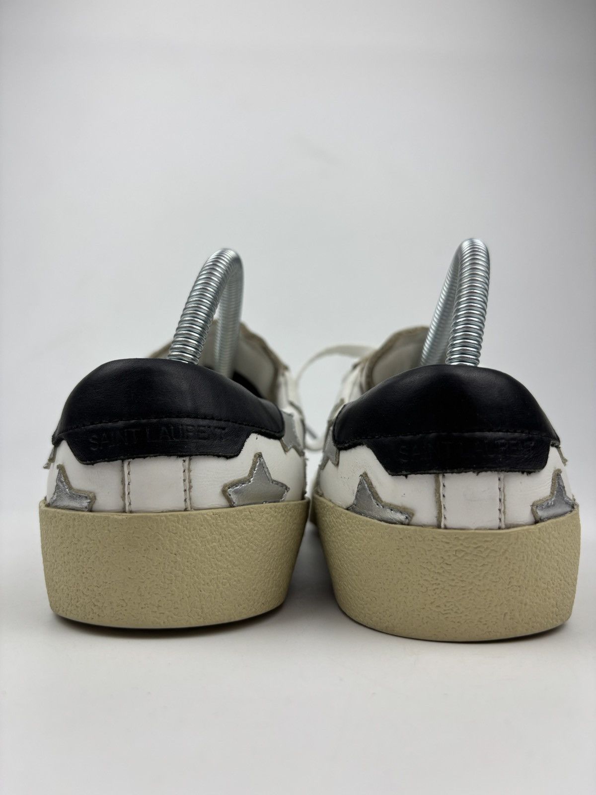 Saint Laurent Paris Saint Laurent Star Patch Low Top Sneakers Size US 9 / IT 39 - 5 Thumbnail