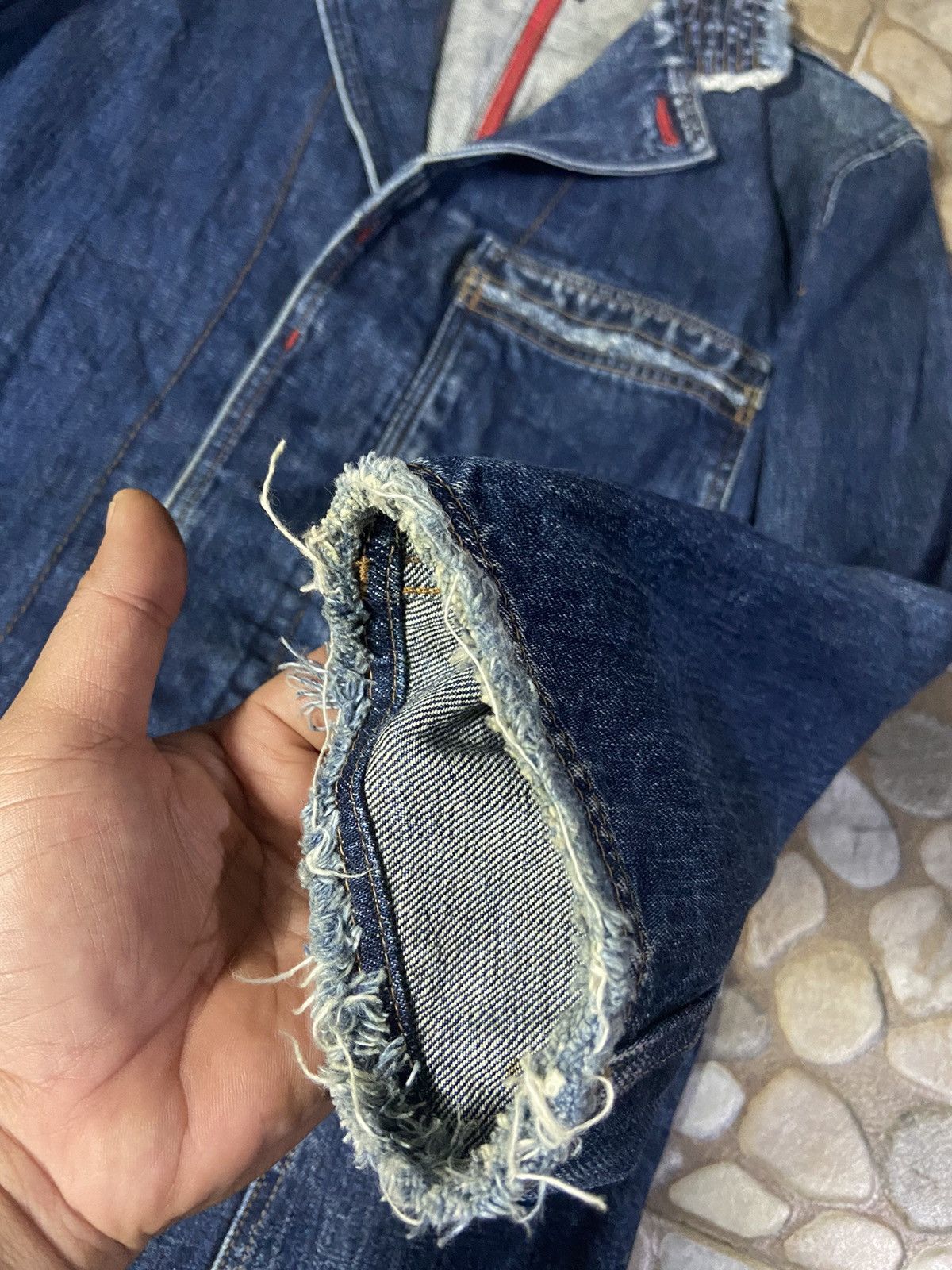 Paul Smith Red Ear × Vintage VTG RED EAR DENIM PARKA JAPANESE JACKET Size US M / EU 48-50 / 2 - 7 Thumbnail