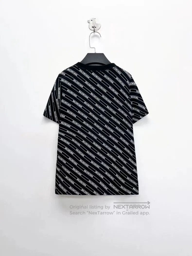 Balenciaga Balenciaga Black Logo Print Short Sleeve Tee. Size US XS / EU 42 / 0 - 2 Thumbnail