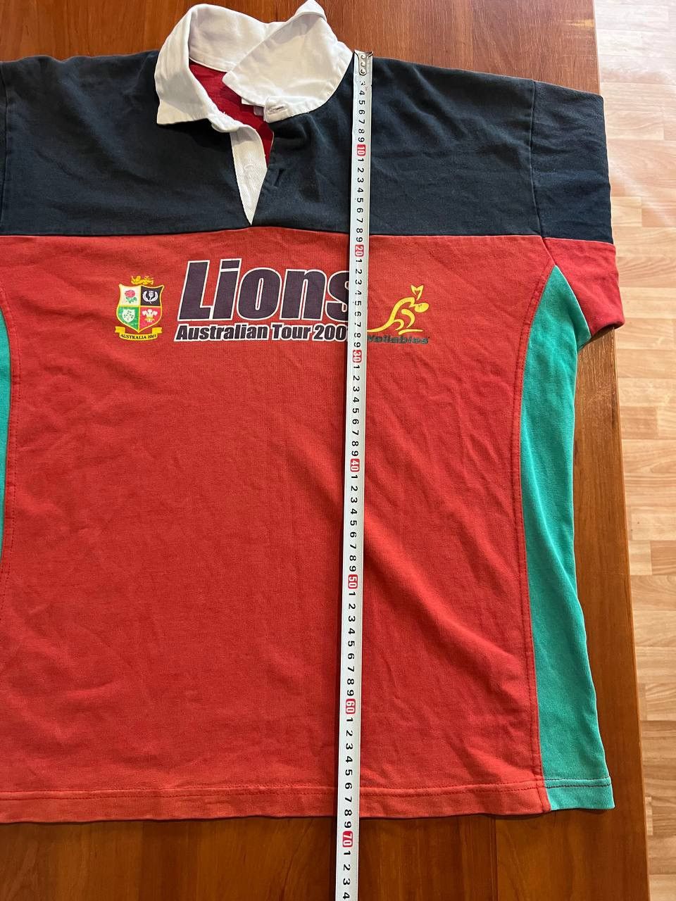 Vintage 2001 LIONS AUSTRALIAN TOUR X WALLABIES SPECIAL RUGBY SHIRT S Size US S / EU 44-46 / 1 - 16 Thumbnail