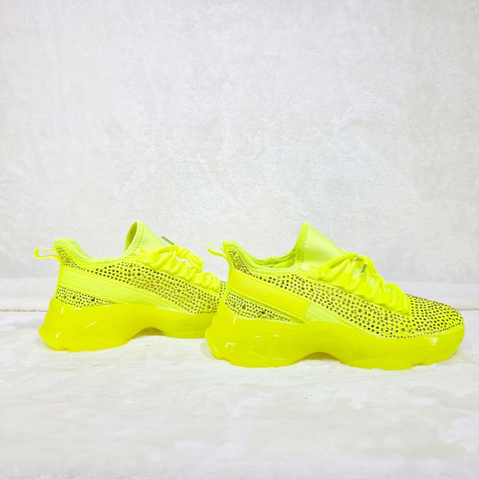 Other Frey Bright Neon Yellow Jelly Sole Slip On Pull Tie Comfy R Size US 6 / IT 36 - 1 Thumbnail