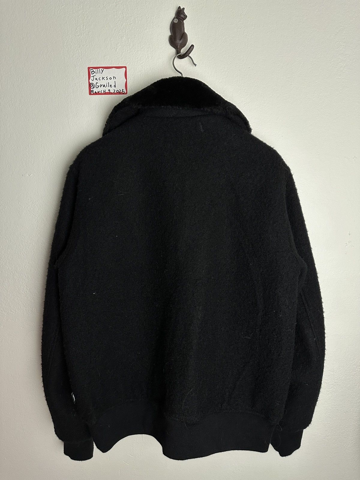 Stussy Stussy synthetic wool and fur bomber with quilted lining Size US M / EU 48-50 / 2 - 3 Thumbnail