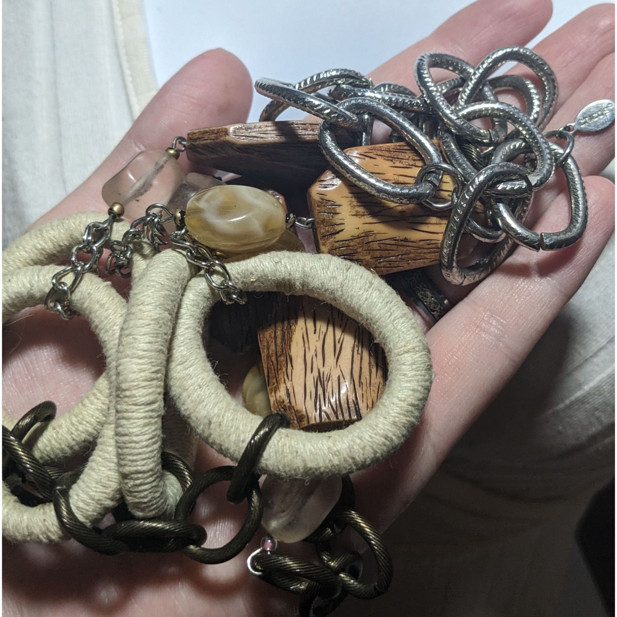 Chicos Chico's Earthy Bohemian Statement Necklace Size ONE SIZE - 10 Thumbnail