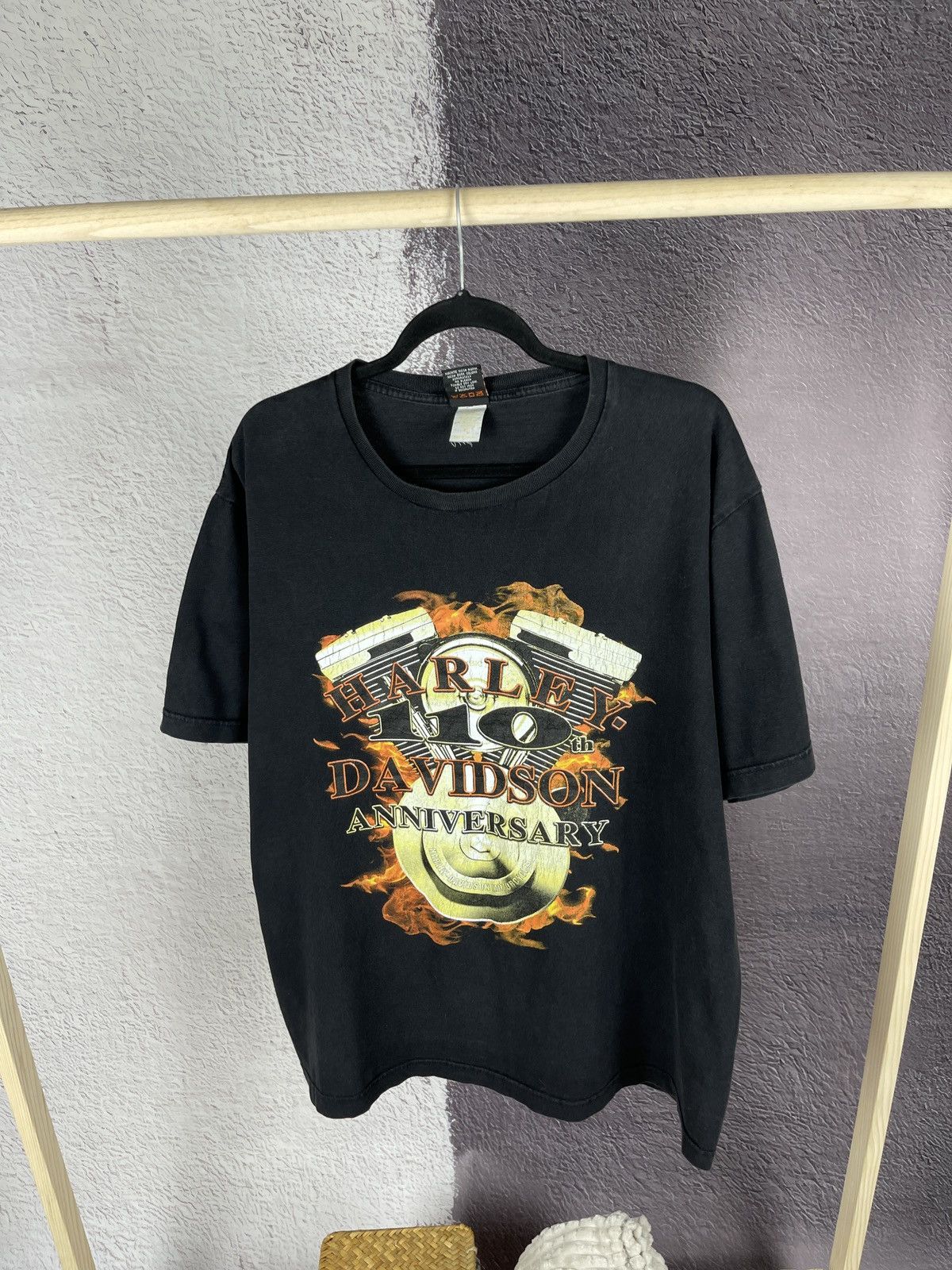 Harley Davidson Harley-Davidson 110 anniversary vintage y2k Texas tee shirt Size US XL / EU 56 / 4 - 1 Thumbnail