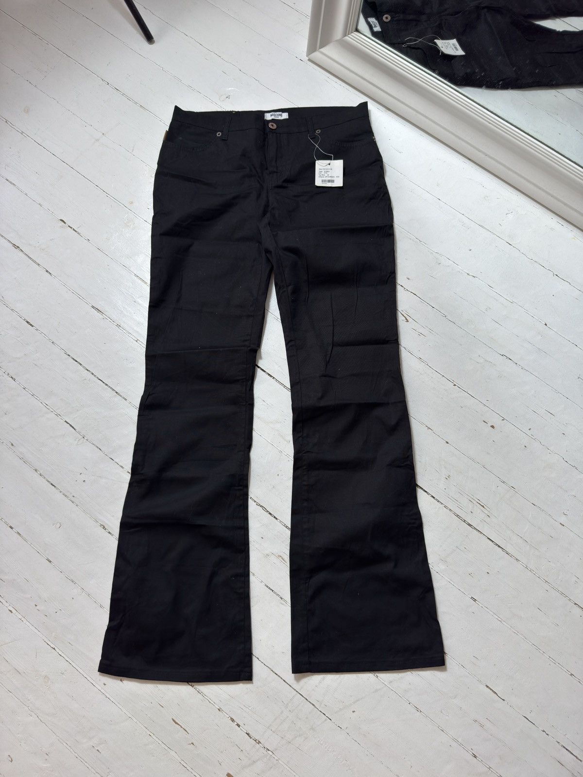Moschino VINTAGE MOSCHINO 2000s BASIC TROUSERS Size 32" / US 10 / IT 46 - 1 Thumbnail