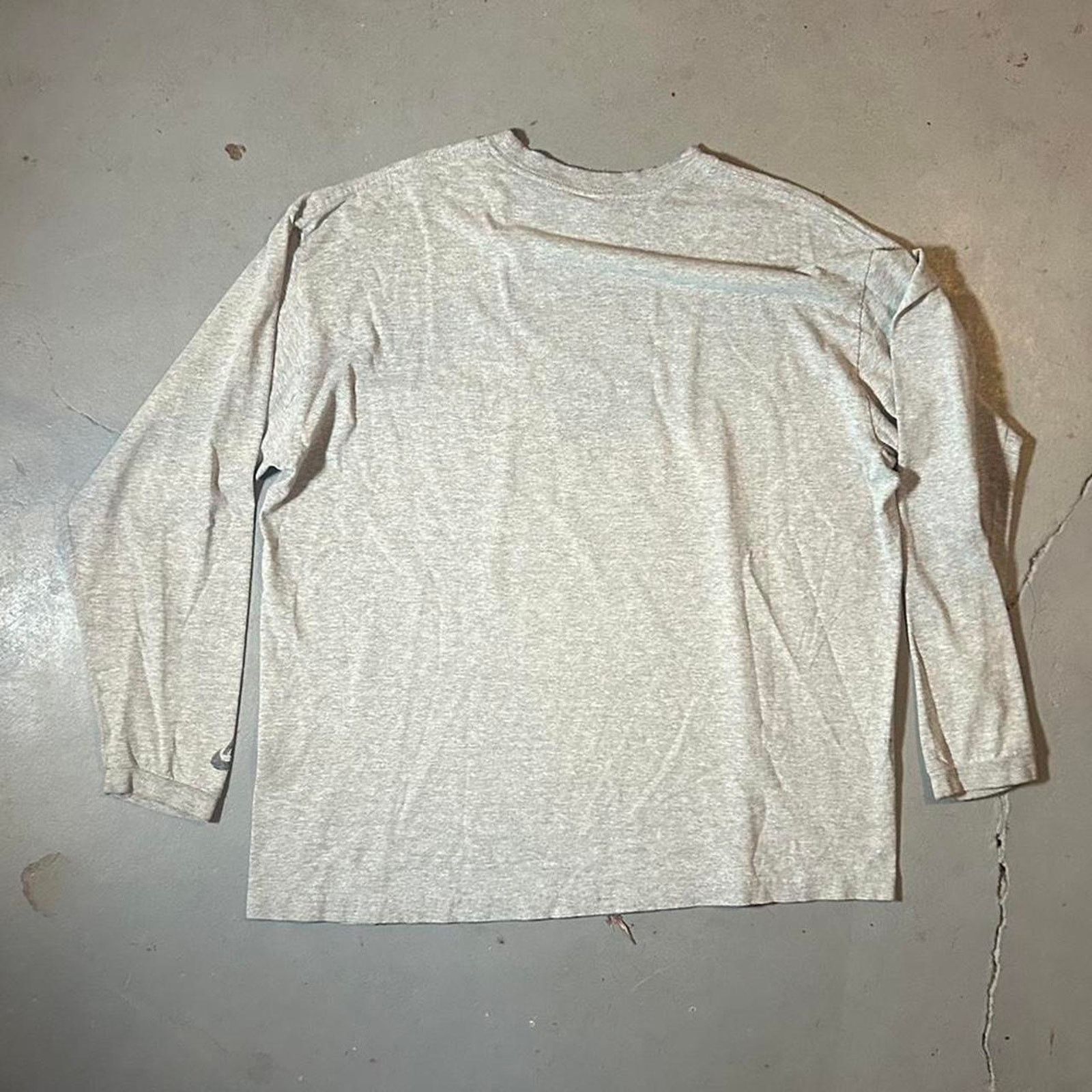 Nike Y2k nike long grey tee shirt ice man Size US XL / EU 56 / 4 - 7 Thumbnail