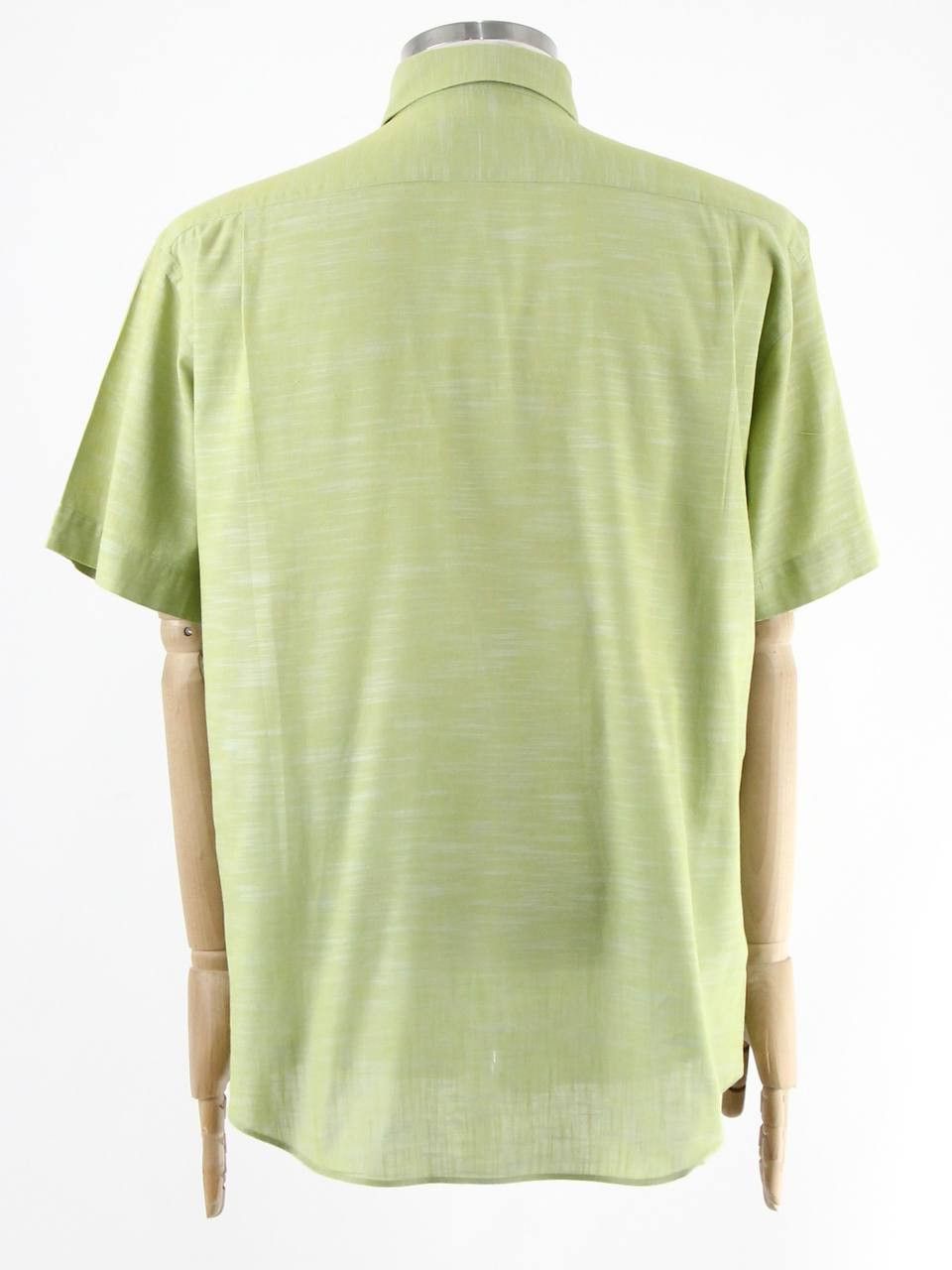 Yves Saint Laurent YVES SAINT LAURENT Cotton and linen short-sleeved shirt Size US XL / EU 56 / 4 - 3 Thumbnail