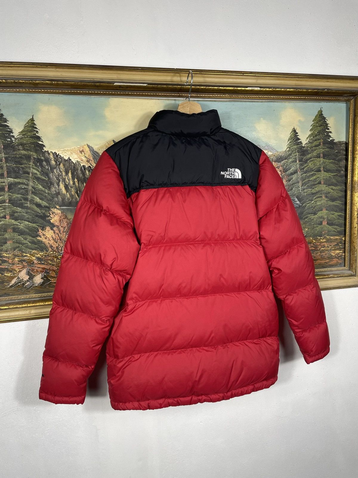 The North Face × Vintage Red TNF Jacket Travis Scott Kylie Jenner Vibe Warm Winter Size US S / EU 44-46 / 1 - 6 Thumbnail