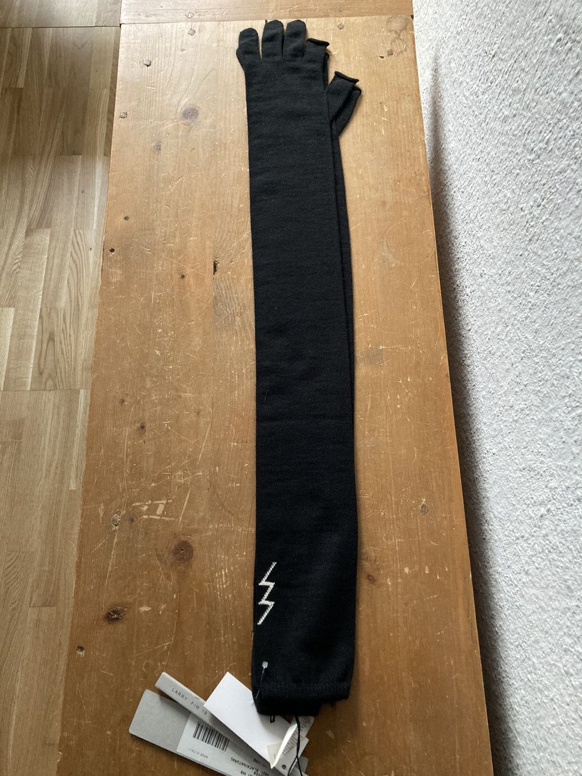 Rick Owens F/W 19 "LARRY" Runway Cashmere Lightning Gloves Rick Owens Size ONE SIZE - 1 Thumbnail