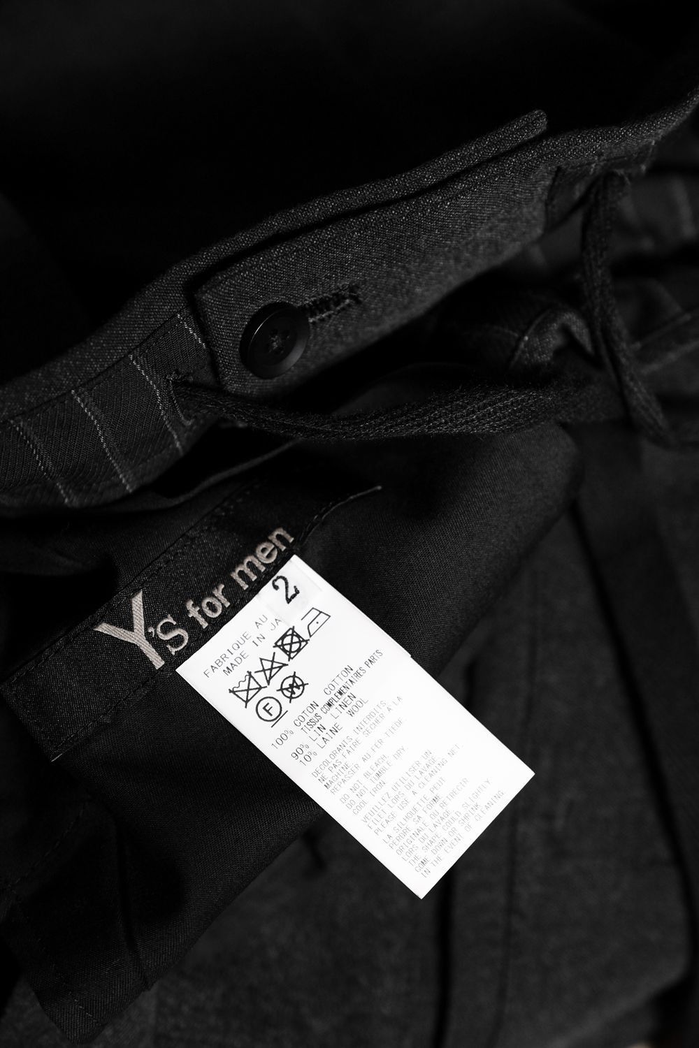 Y's for men 23AW WIDE TAPERED PANTS Y's for men 23AW WIDE