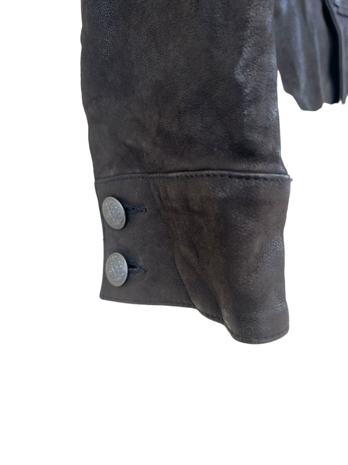 ato THE, TWELVE ( ato ) Patina Goatskin Leather Jacket Cropped Size US S / EU 44-46 / 1 - 9 Thumbnail