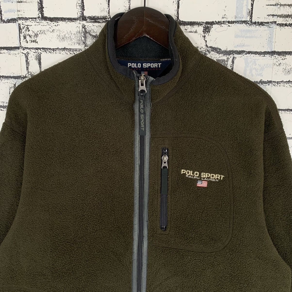 Polo Ralph Lauren Polo Sport Ralph Lauren Fleece Pullover Zipper Jacket Size US L / EU 52-54 / 3 - 2 Thumbnail