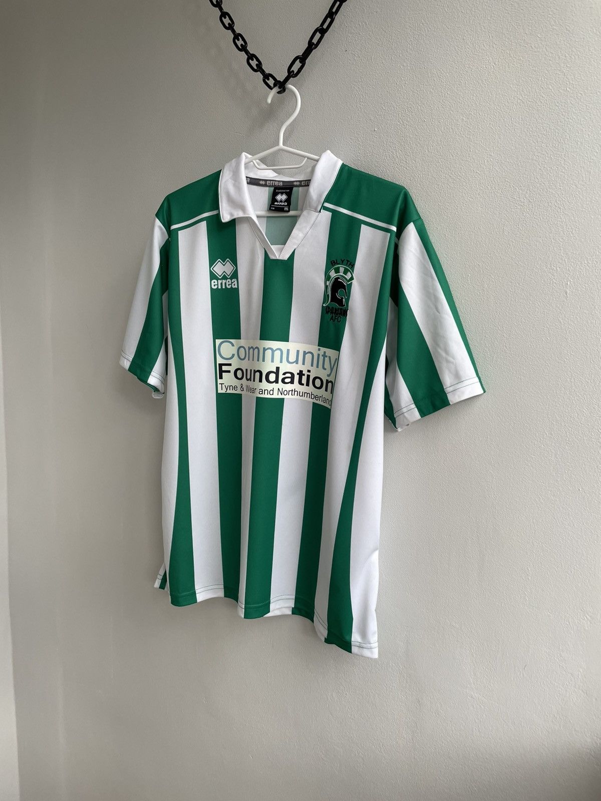 Errea Blyth Spartans AFC Callum #10 Football Soccer Jersey Shirt Size US M / EU 48-50 / 2 - 11 Thumbnail