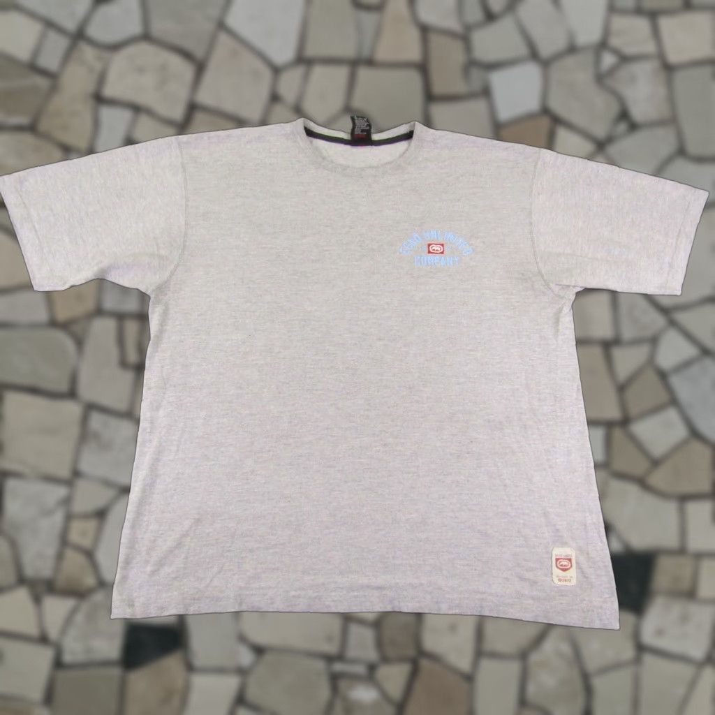 Ecko Unltd. VINTAGE Ecko Unltd Mens T-Shirt Short Sleeve Crew Neck Large Gray Hip Hop 90s Size US L / EU 52-54 / 3 - 1 Thumbnail