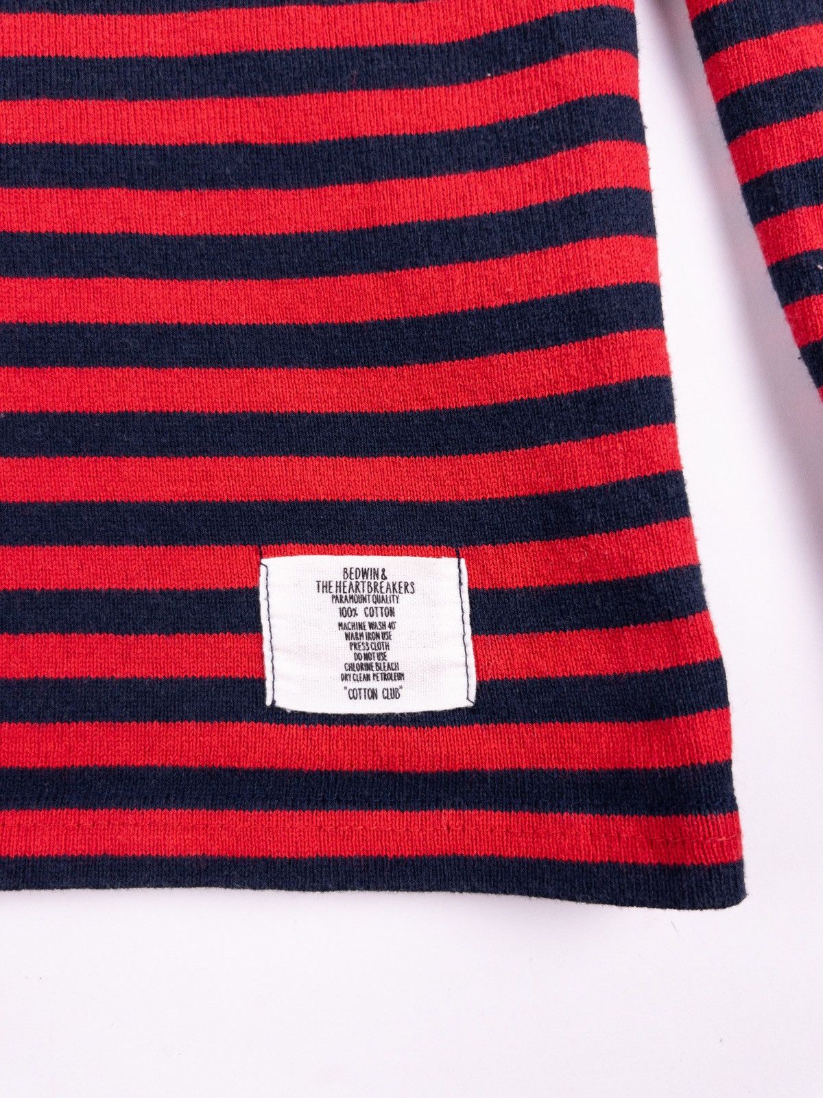 Bedwin & The Heartbreakers bedwin & the heartbreakers striped longsleeve t-shirt size L Size US L / EU 52-54 / 3 - 4 Thumbnail