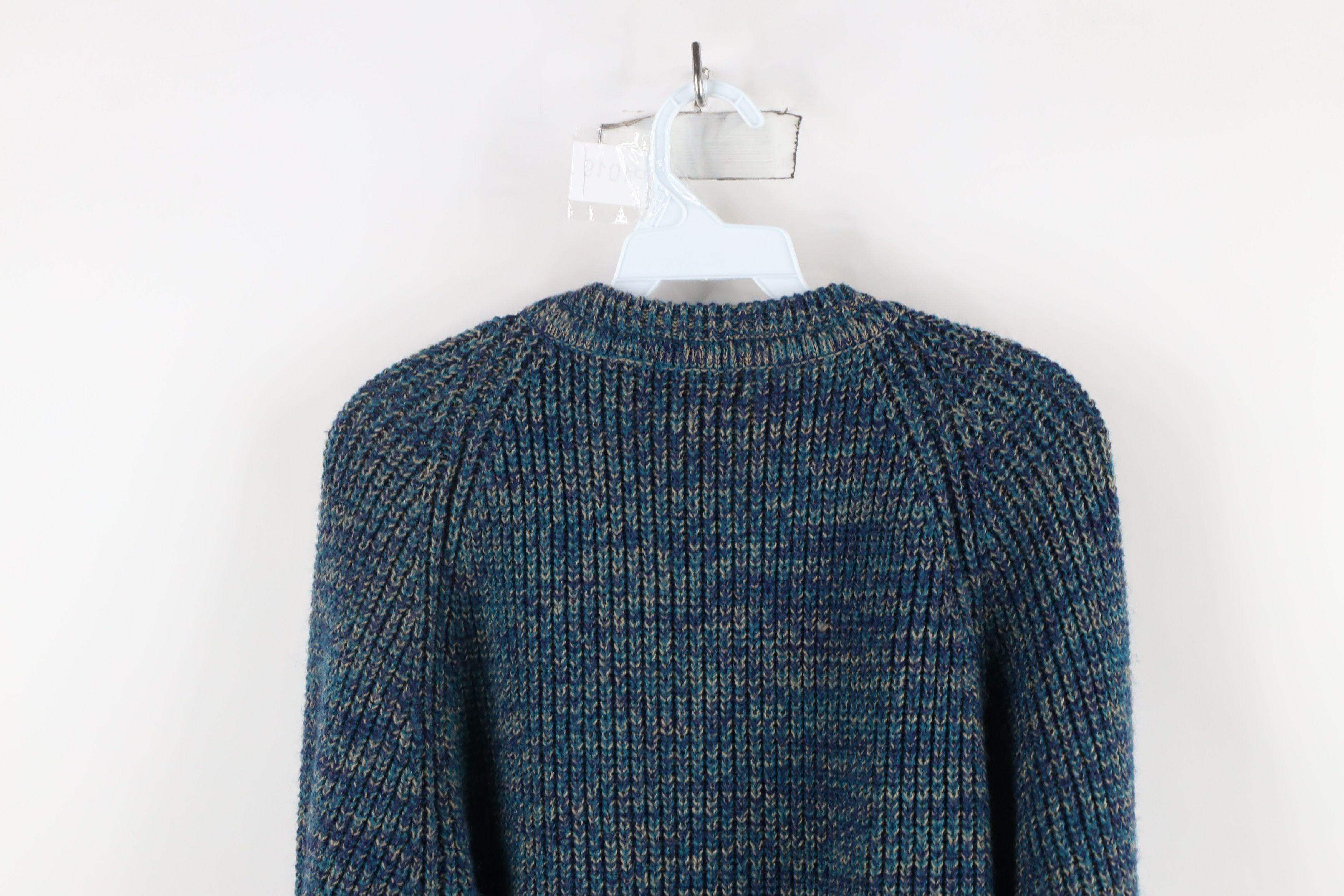 Vintage Vintage 90s Streetwear Chunky Ribbed Knit Crewneck Sweater Size US L / EU 52-54 / 3 - 6 Thumbnail