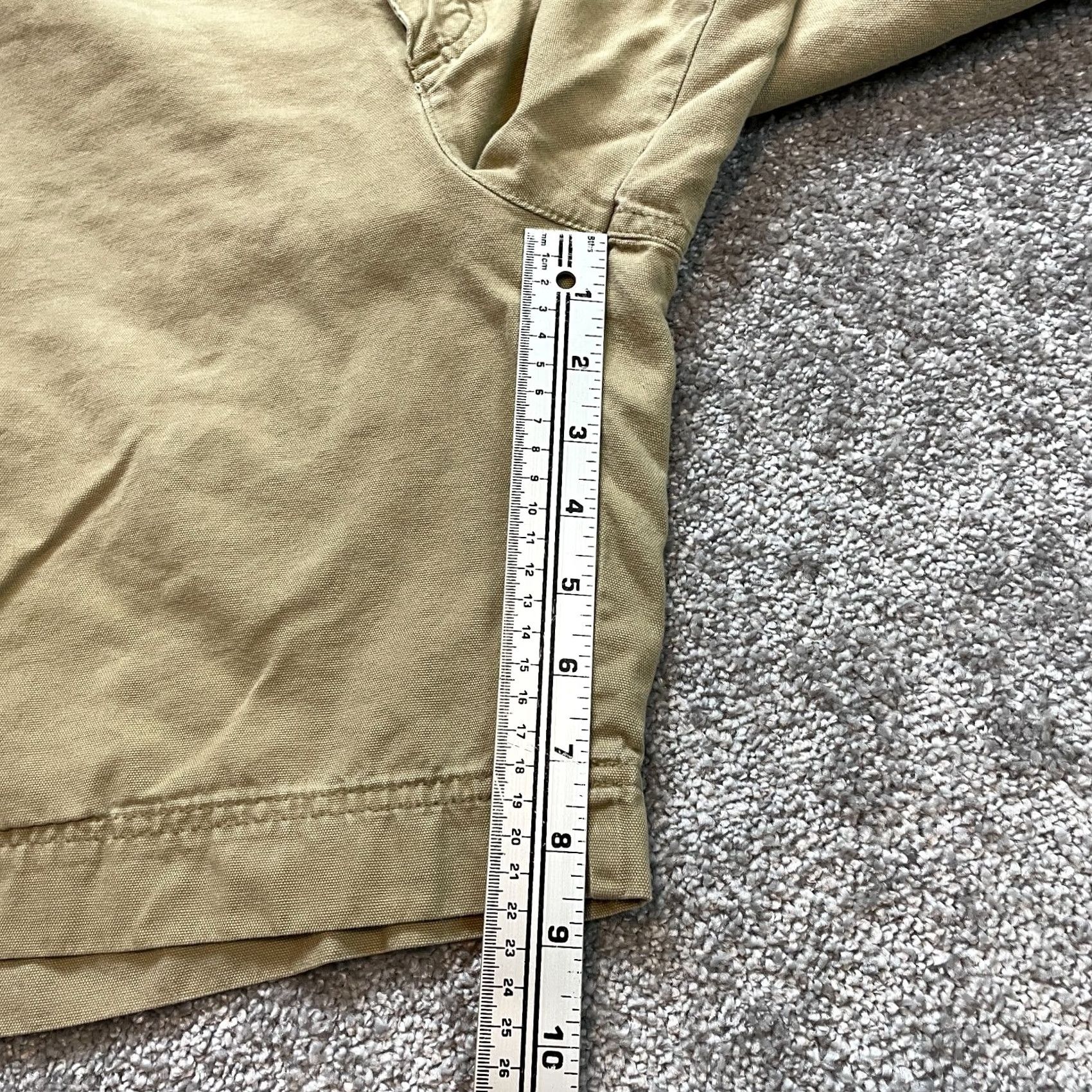 Vintage Columbia Shorts Mens 38 Beige Pockets Hiking Camping Outdoor 9" Inseam Athletic Regular Pocketed Cotton Polyester Fabric Shirtless? Size US 38 / EU 54 - 5 Thumbnail