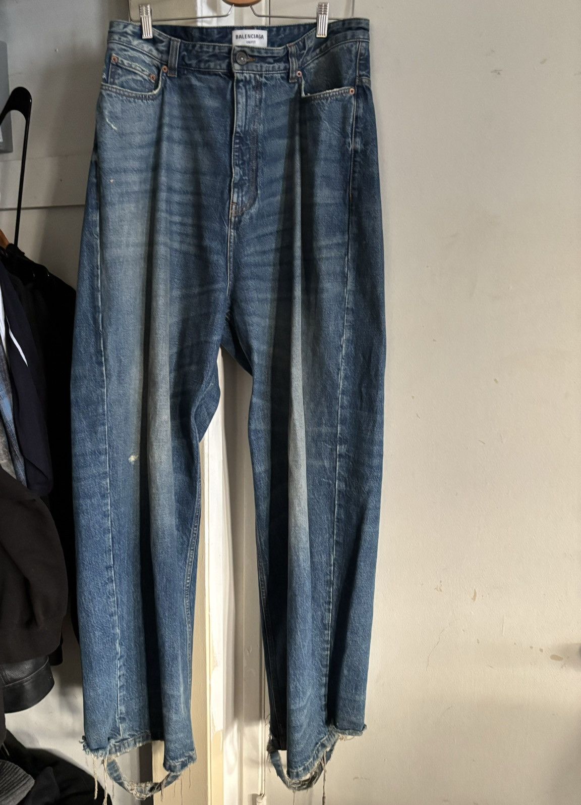 Balenciaga Balenciaga Pull-Up Denim Fall 22 Size US 34 / EU 50 - 2 Thumbnail