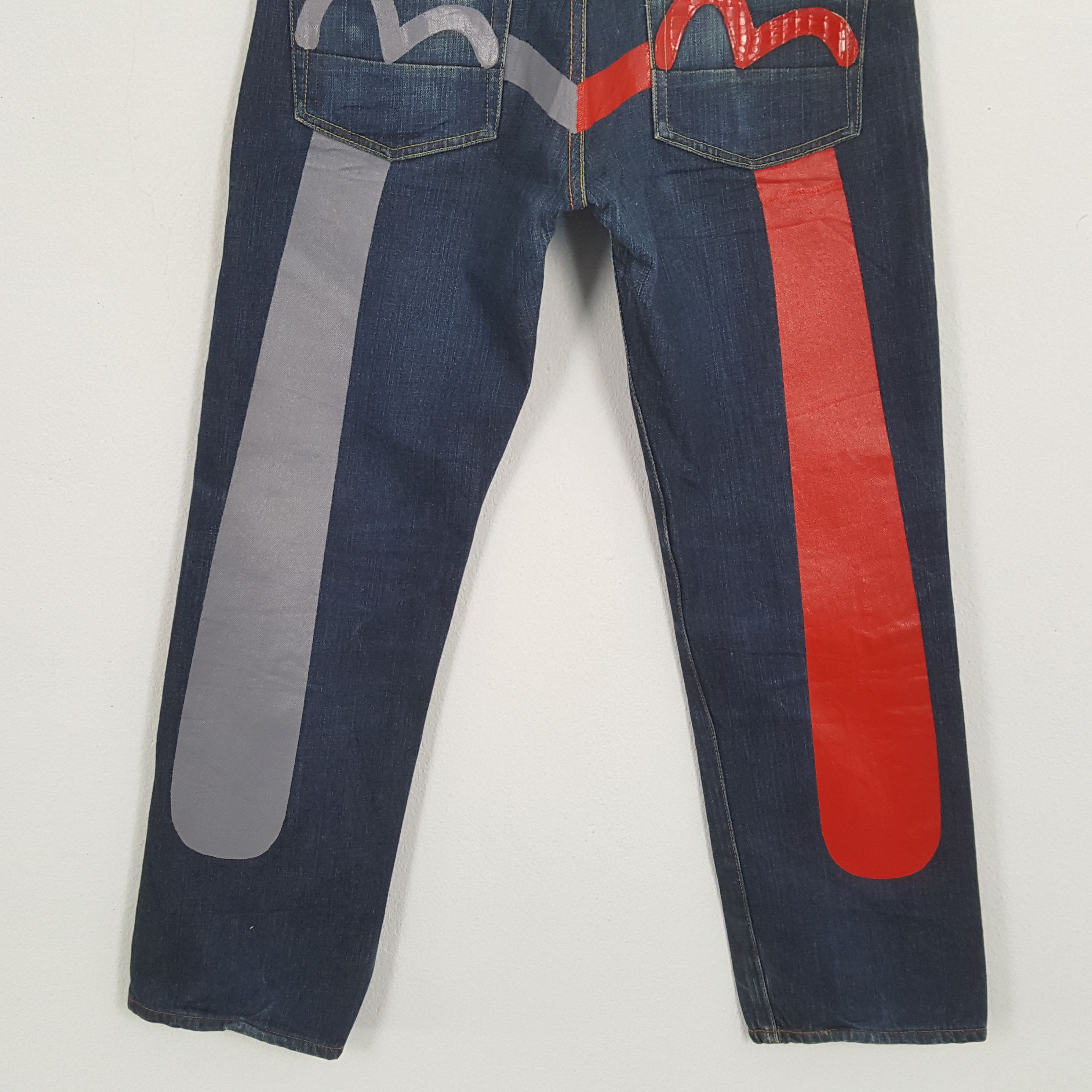 Evisu × Japanese Brand × Vintage Vintage EVISU Japanese Brand Daicock Custom Design Jeans Size US 29 - 3 Thumbnail