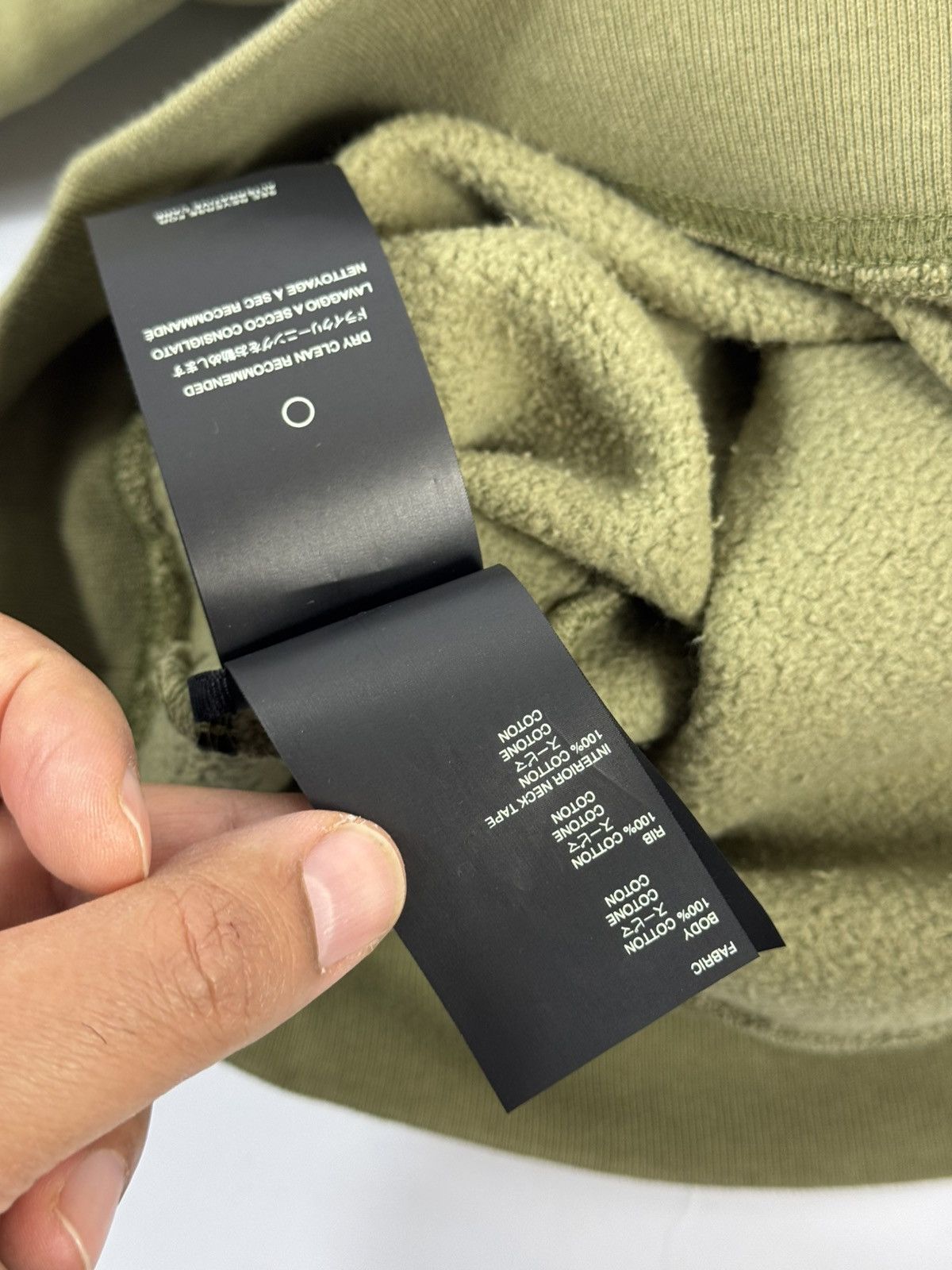 Fear of God SEVENTH COLLECTION FG7C KHAKI SUN-FADE OVERSIZED HOODIE Size US S / EU 44-46 / 1 - 16 Thumbnail