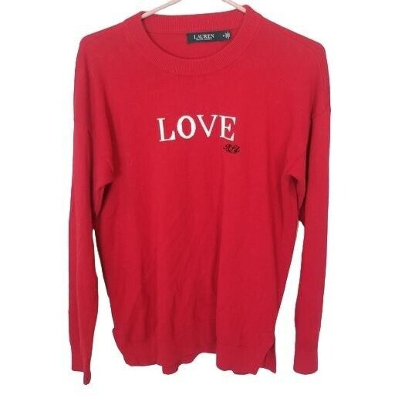 Lauren Ralph Lauren Lauren Ralph Lauren Womens Love Knit Sweater Size M Classic Size M / US 6-8 / IT 42-44 - 1 Thumbnail